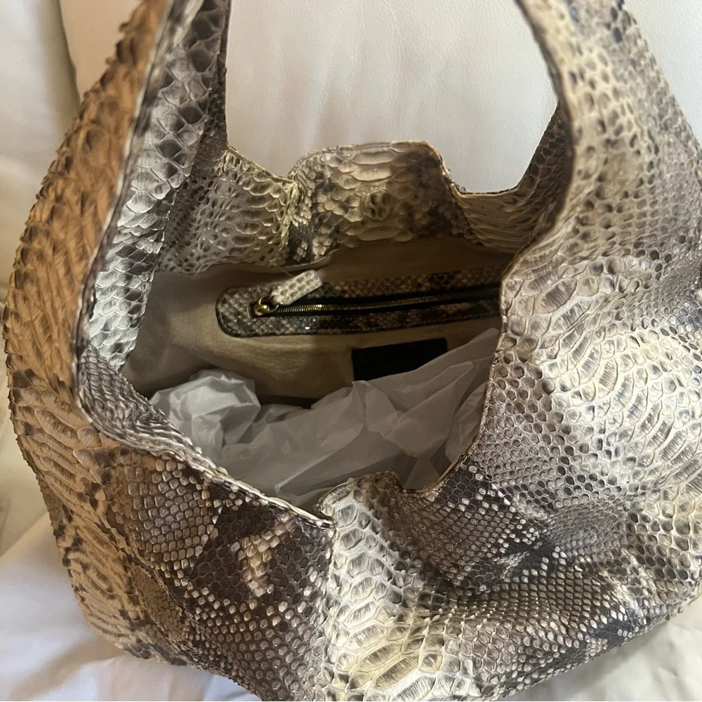Hunting Season Snakeskin Python Hobo - Picture 5 of 5